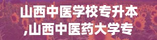 山西中医学校专升本,山西中医药大学专升本全攻略