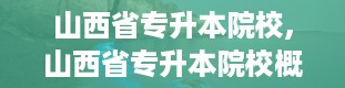 山西省专升本院校,山西省专升本院校概述