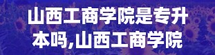 山西工商学院是专升本吗,山西工商学院官网登录入口