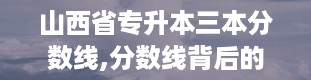 山西省专升本三本分数线,分数线背后的故事