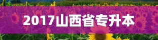 2017山西省专升本