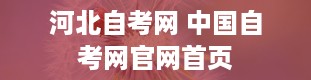 河北自考网 中国自考网官网首页